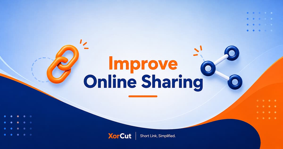 XorCut improve online sharing banner illustration