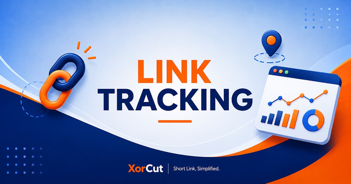 XorCut link tracking banner illustration