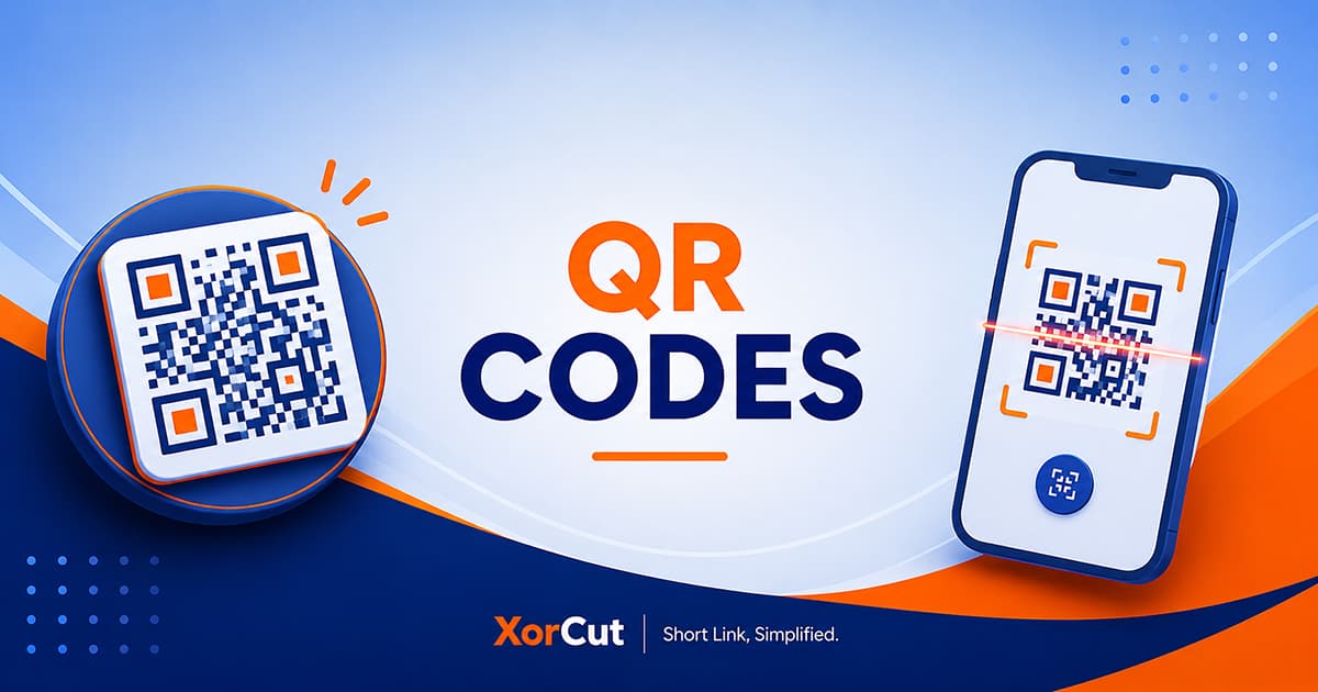 XorCut qr codes banner illustration